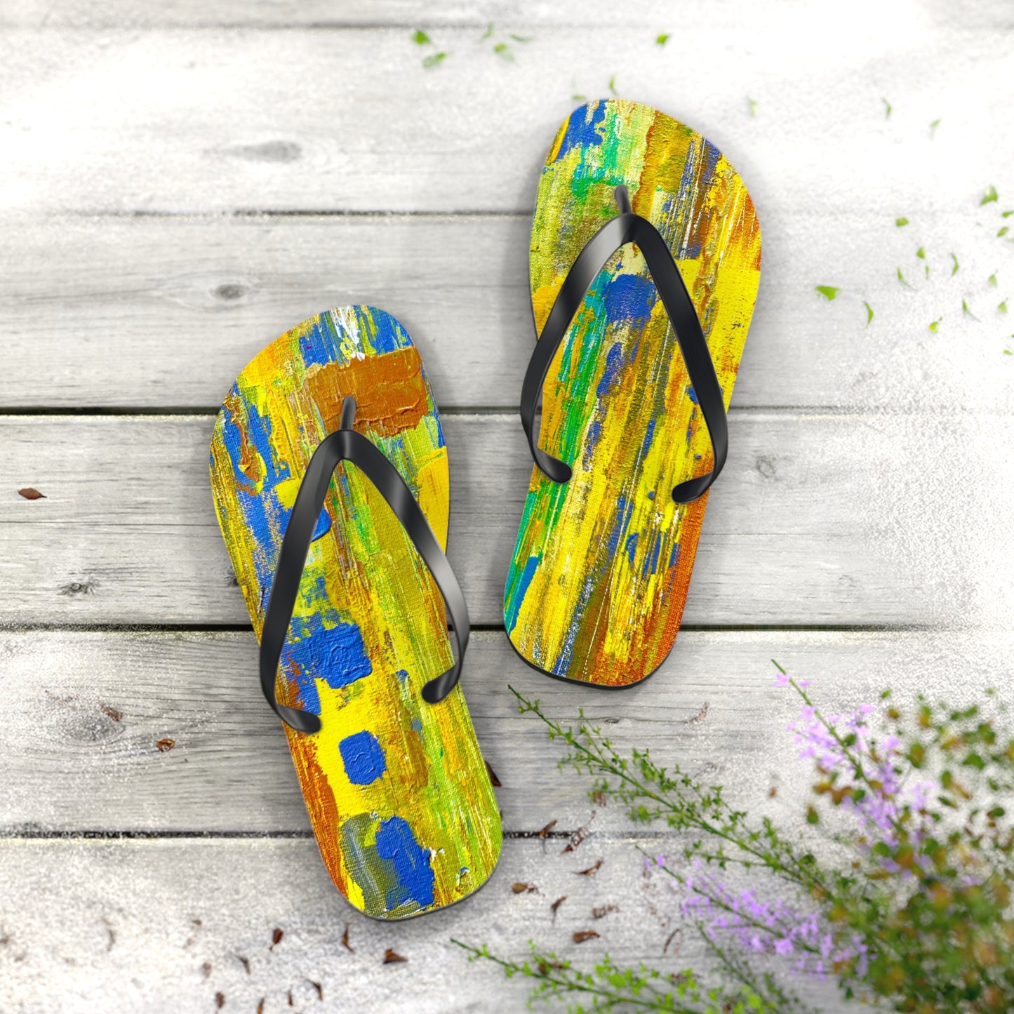 "Fresh Lemon" Flip Flops