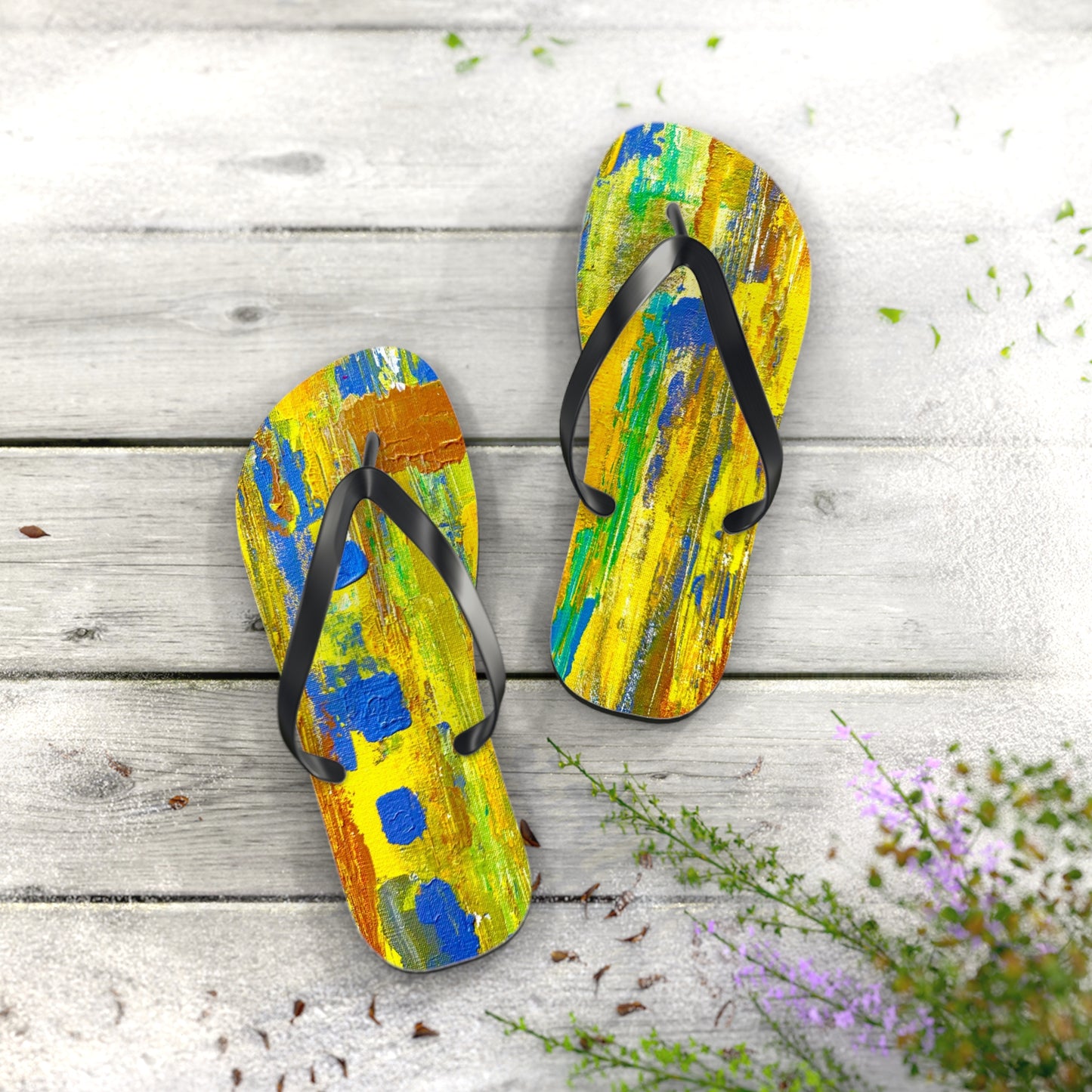 "Fresh Lemon" Flip Flops