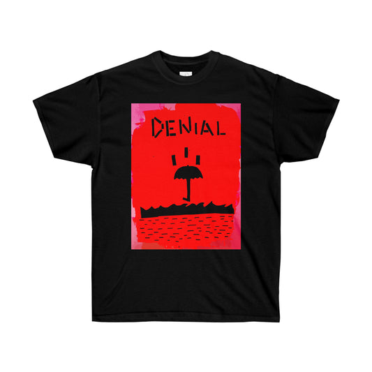 "Denial" Unisex Cotton T-Shirt
