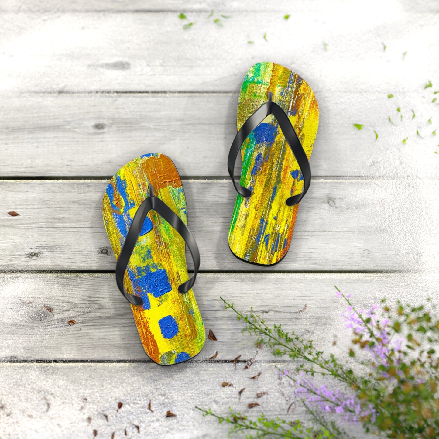 "Fresh Lemon" Flip Flops